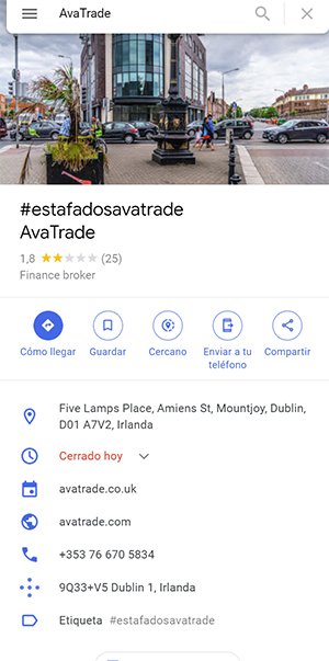 AVATRADE ESTAFA