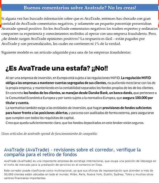 AVATRADE OPINIONES ESTAFA Nº 6