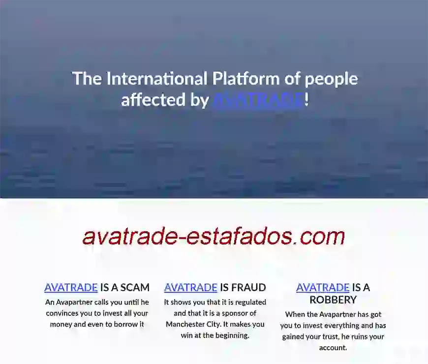 Avatrade Estafados