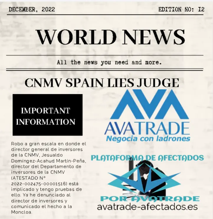 AVATRADE COMUNICADO DE PRENSA