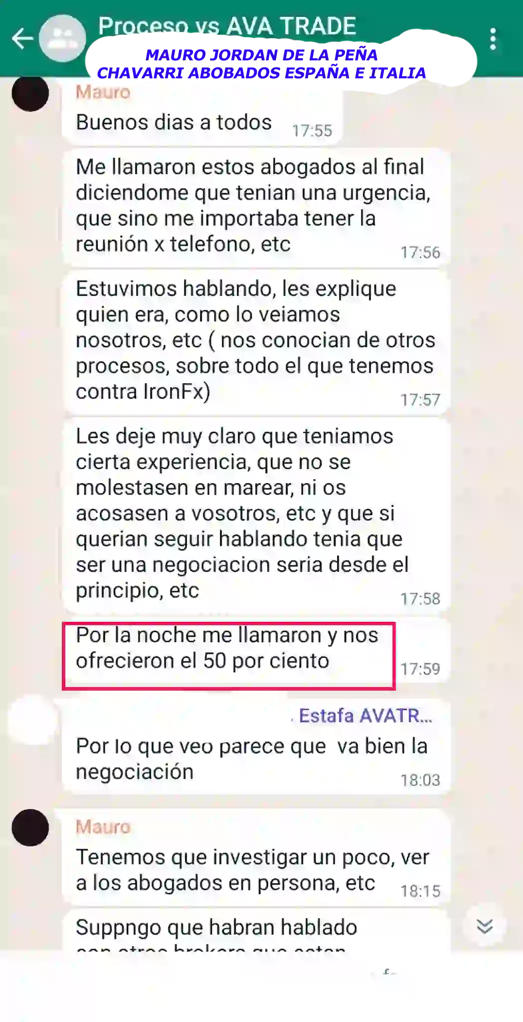 AVATRADE ACUERDOS