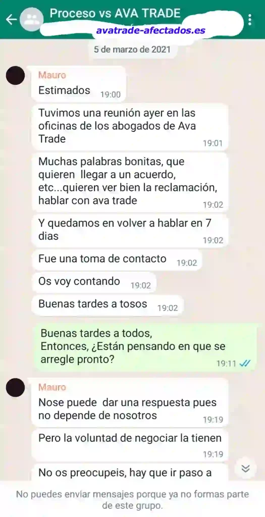 AVATRADE ACUERDOS