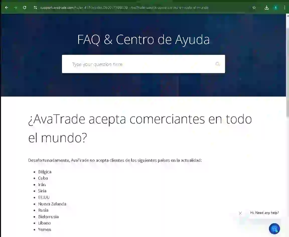 AvaTrade manipula posiciones de Trading