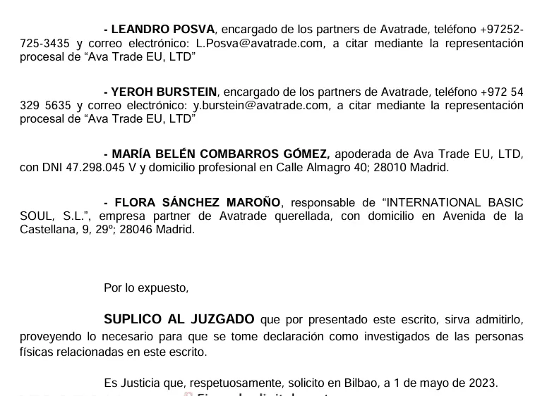 Impunidad AvaTrade